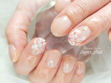 シュガーネイル(sugar nail)/桜ネイル