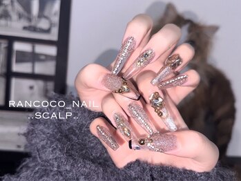 ランココ(RanCOCO)の写真/【強度が高い素材を使って自爪そっくりの長さ出し】1本~◎クリアネイルもOK!亀裂補正もお任せください★