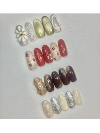 成人式デザインネイル
