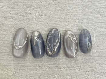 ラウレア(Laule'a)/定額Trendコース ネイビー