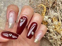 ネイルアイラッシュサロン ジョアアンジェ 難波店(joie ange)/シンプル　オフィスネイル