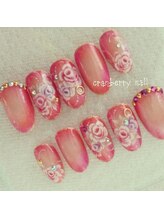 クランベリーネイル(cranberry nail)/ハンドデザイン