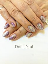 トータルビューティーサロン ドールズ(total beauty salon Dolls)/冬のマグネットネイル