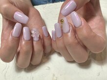 デューネイルスタジオ(dew nail studio)/ピンクミラー
