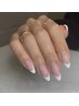 フレンチネイル【クリアベース】¥7700
