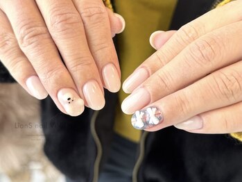 リアンスネイルヴィヴィッド 倉敷店(LianS nail ViViD)/２本アート