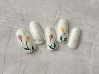 手描きチューリップ