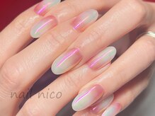 ネイルニコ(nail nico)/オーロラネイル
