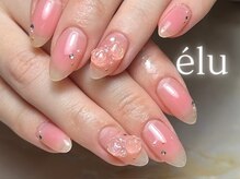 エル バイ ノリコ(elu by Noriko)/ワンホン風ローズネイル