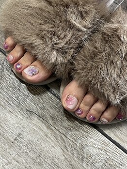 ネイルサロン ココロジー(COCOLOGY)/春ネイル 立体お花アート