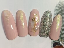 ネイルサロン リリオ(Nail Salon Ririo)/オーロラ×ピンクネイル