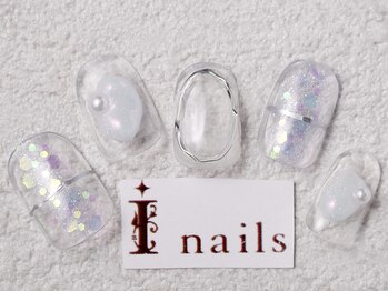 アイネイルズ 梅田店(I nails)/クリアデザイン￥8200