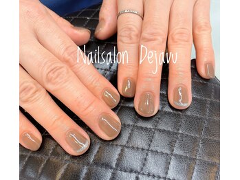 デジャヴ(Dejavu)/ワンカラー×太めラメライン