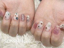 ソンリエ 青竹店(SONRiE)/フラワーストーンネイル
