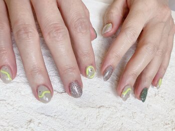 コーシェリ(koselig)/砂ジェル×ネオンカラー