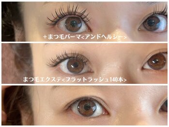 イーストアッカ アイラッシュ(East AkkA eyelash)/&Healthyエクステ+パーマ