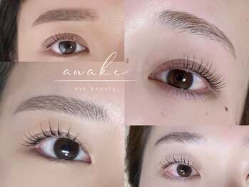 アウェイク(awake)の写真/【口コミ高評価】"なりたい！"の再現力に定評アリ◎眉毛とまつ毛で似合わせデザインを叶えるサロン★