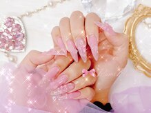 ワンホンネイル 新宿(Rumi Nail)/長さ出し/やり放題/持ち込み/春