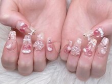 ベティネイル アイラッシュ(Betty Nail)/春ネイル☆さくらんぼネイル