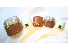 ネイルアンドアイラッシュサロン ブレス 長町南駅店(BLESS)/大人シェルネイル☆