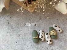 ネイル エミュスト(Nail Emuest)/秋ネイル/ダルメシアン