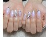 おすすめ☆大人気ガラスフレンチネイル¥7980