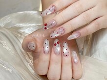 サン ネイル(SUN nail)/長さ出しx画像のデザイン