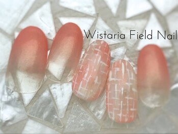 ウィスタリアフィールドネイル MONAD店(WISTARIA FIELD)/ツイード グラデーション