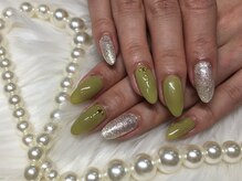 ネイルアンドアイラッシュサロン レア 錦糸町店(Lea)/ワンカラー/ラメグラ