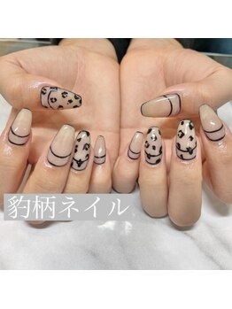 イフネイル(if nail)/◇豹柄ネイル◇