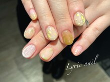 リリックネイル 本八幡店(LyricNail)/淡めチューリップ・ミモザネイル