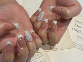 ピクシーフレンチネイル￥11000