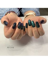 ギャラクシーマグネットネイル