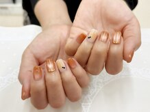 プルミエ ネイル(Premier Nail)/テラコッタオレンジ＆チーク
