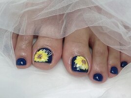 フット/夏/ひまわり/フラワー