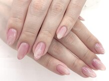 ビーエスネイル 金山店(bs-nail)/ピンク×ラテネイル