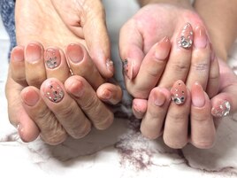 グラデーション/パーツ/ワンホン