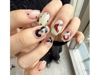 ペロ 名古屋(pelo)/<3 ハートネイル