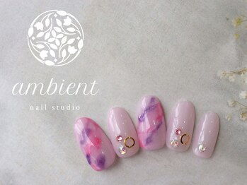 ネイルスタジオ アンビエント 表町店(Nail Studio ambient)/パステルカラーネイル