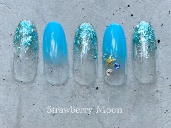 サロンストロベリームーン(Salon Strawberry Moon)/summerネイル
