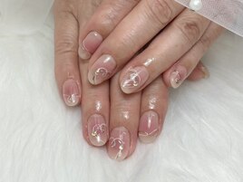 バレンタインネイル