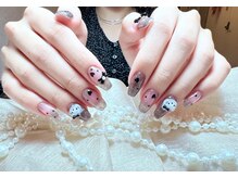ナナネイル(Nana Nail)/キティちゃんx韓国ロングネイル