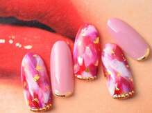 ネイルサロンラグジュアリー 梅田店(LUXURY)/Redニュアンス 事前予約のみ