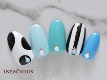 インフェイシャス 大丸福岡天神店/ストライプ×ドット 