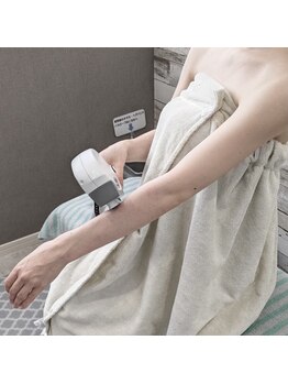 ワンサロン(One Salon)/脱毛中の様子、とっても簡単♪