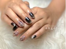 アンガット(angot.)/大人シックマグニュアンスネイル