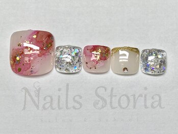 ネイルズ ストーリア(Nails Storia Salon&School)/定額フットアートセットD