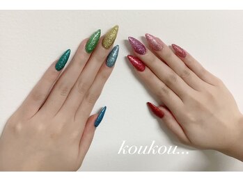 ラメ　ワンカラー