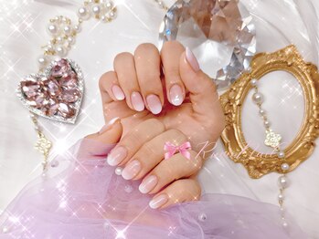 ワンホンネイル 新宿(Rumi Nail)/ベイビーブーマー/チークネイル