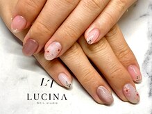 ネイルスタジオ ルキナ(LUCINA)/T-029 押し花デザイン